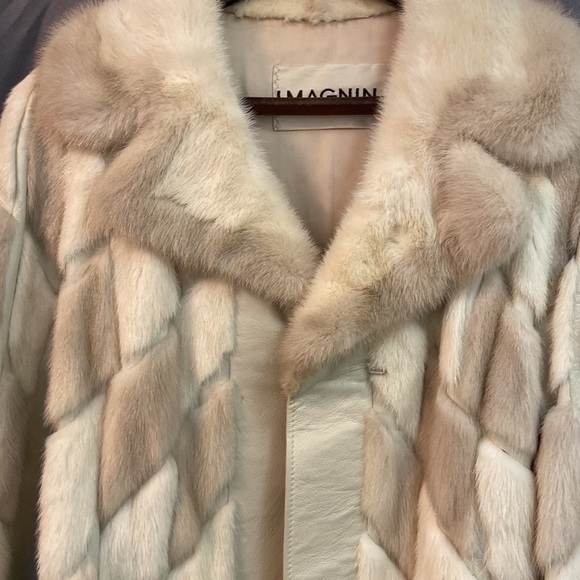 Mink And Leather Coat - Picture 3 of 11